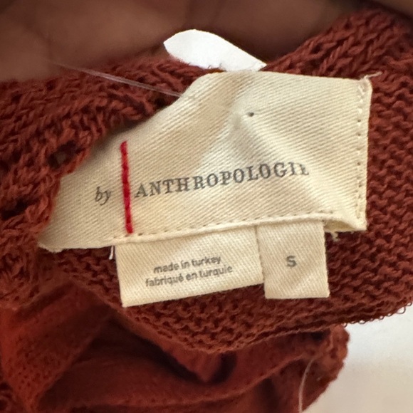 NWT ANTHROPOLOGIE Cruchet Rust Sleeveless midi Dress size S - Picture 12 of 12